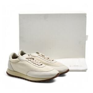 The Row Owen Runner Sneakers Mesh and Leather Beige EU 39.5 US 9.5 NWB $820